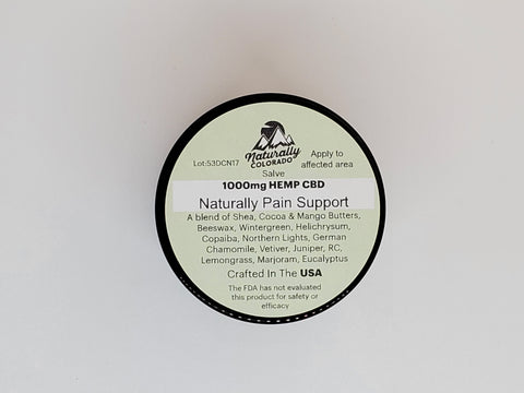 Naturally Pain Support - CBD Pain Salve with 300mgs CBG