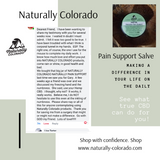 Naturally Pain Support - CBD Pain Salve with 300mgs CBG